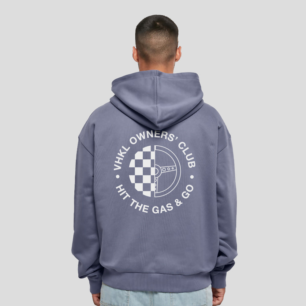 Owners' Club Oversized Hoodie - Vintage Blue